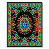 Traditional Persian Vibrant Multi-Color Persian Medallion Area Rug
