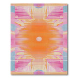 Vibrant Geometric Sunburst Multi-Color Area Rug