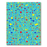 Vibrant Multi-Color Polka Dot Geometric Rug
