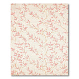 Blush Pink Branch Leaf Area Rug