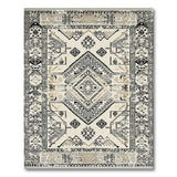 Beige and Neutral Heritage Tribal Beige Geometric Area Rug