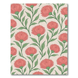 Pink Frilly Floral Vintage Area Rug