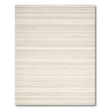 Beige Wavy Stripe Area Rug