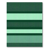 Emerald Green Dotted Stripe Area Rug