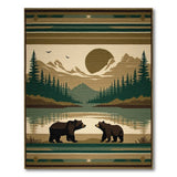 Southwestern Bear Lake Mountain Area Rug
