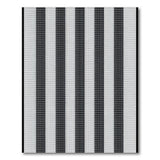 Geometric Modern Bold Striped Bold Black White Striped Area Rug