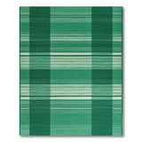 Geometric Modern Green Emerald Green Plaid Area Rug