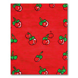 Retro Cherry Pattern Red Area Rug