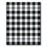 Black and White Rustic Farmhouse Black White Checkered Rustic Farmhouse Area Rug
