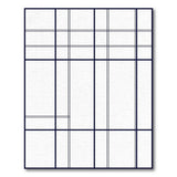 Black White Geometric Grid No. 31 Area Rug