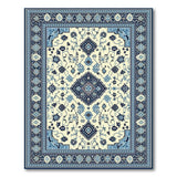 Blue and Teal Intricate Blue Persian Area Rug