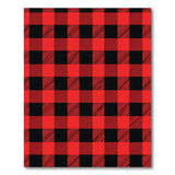 Bold Red Black Buffalo Plaid No. 4 Area Rug