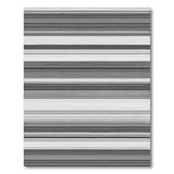 Black and White Bold Black White Horizontal Striped Rug