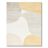 Organic Abstract Beige Area Rug