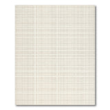 Subtle Beige Crosshatch Grid Area Rug