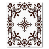 Ornate Floral Border Persian Rug