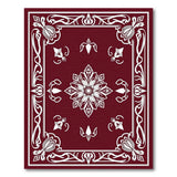 Elegant Traditional Persian Elegant Red Persian Floral Area Rug