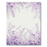 Purple Floral Cascade Vintage Rug