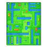 Kids Cartoon Playground Adventure Rug
