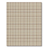 Rustic Farmhouse Beige and Neutral Beige Gingham Plaid Area Rug