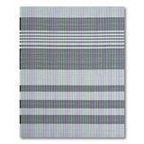 Striped Green Purple Grey Area Rug