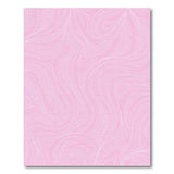 Pink Fluid Wave Abstract Area Rug