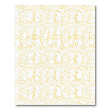 Gold and Silver Golden Swirl Abstract Area Rug