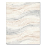 Beige Wavy Abstract No. 7 Area Rug
