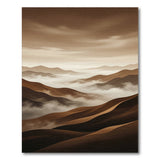 Misty Brown Hills Area Rug