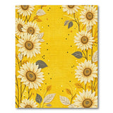 Sunflower Bloom Yellow Area Rug