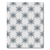 Snowflake Lattice Geometric Area Rug