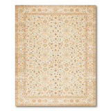 Cream Beige Traditional Persian Floral Rug