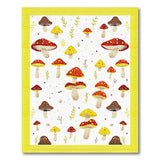 Kids Cartoon Whimsical Mushroom Forage Area Rug