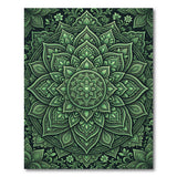 Emerald Mandala Persian Green Area Rug