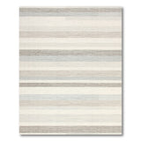 Beige and Neutral Neutral Striped Woven Area Rug