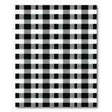 Black and White Buffalo Check Black White Area Rug