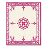 Ornate Pink Mandala Persian Rug