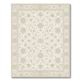 Ivory Persian Floral Beige and Neutral Area Rug