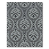 Grey Western Cowboy Area Rug