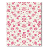 Vintage Pink Peony Floral Rug