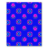 Vibrant Neon Geometric Multi-Color Area Rug