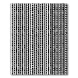 Bold Black White Geometric Stripe No. 3 Area Rug