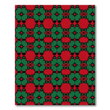 Red Green Geometric Heritage Tribal Rug