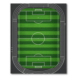 Soccer Field Turf Area Rug