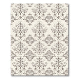 Vintage Damask Floral Area Rug - Beige Taupe
