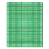 Geometric Modern Green Plaid Checkered Area Rug