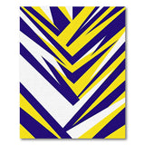 Bold Yellow Navy Geometric Area Rug
