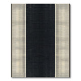 Black and White Black White Halftone Geometric Area Rug