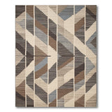 Multi-color and Patterns Southwestern Zigzag Geometric Area Rug