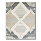 Grey Diamond Geometric Southwestern Rug